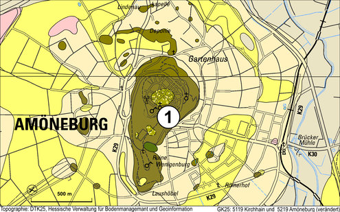 Geologische Karte Amöneburg