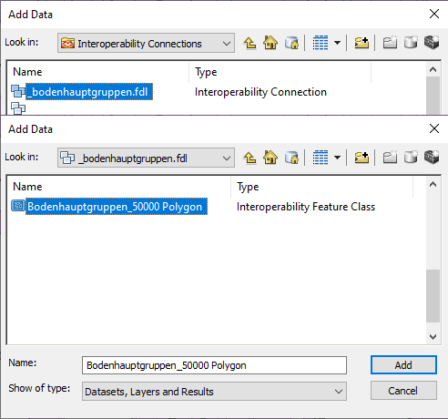 ArcMap: Einbinden einer GML-Datei als Datenquelle