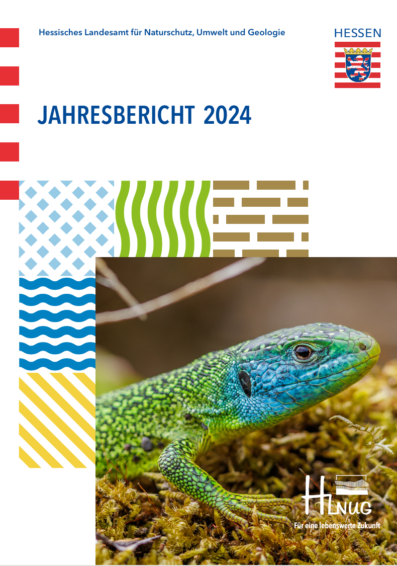 Titelbild des Jahresberichts HLNUG 2024