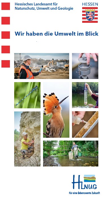 Titelseite "Hessisches Landesamt für Naturschutz, Umwelt und Geologie - Wir haben die Umwelt im Blick"